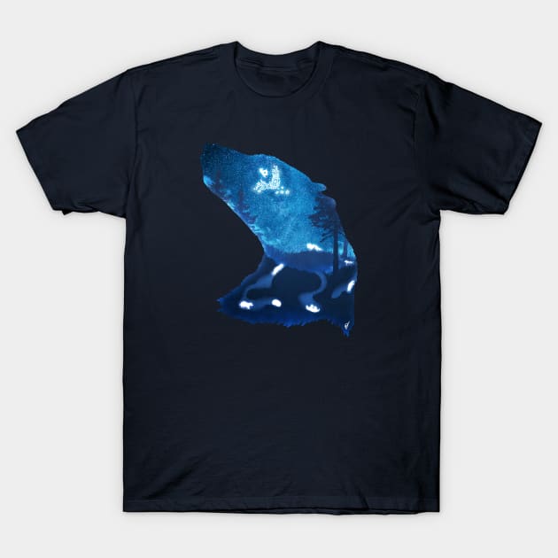 Moon Badgers T-Shirt by DVerissimo